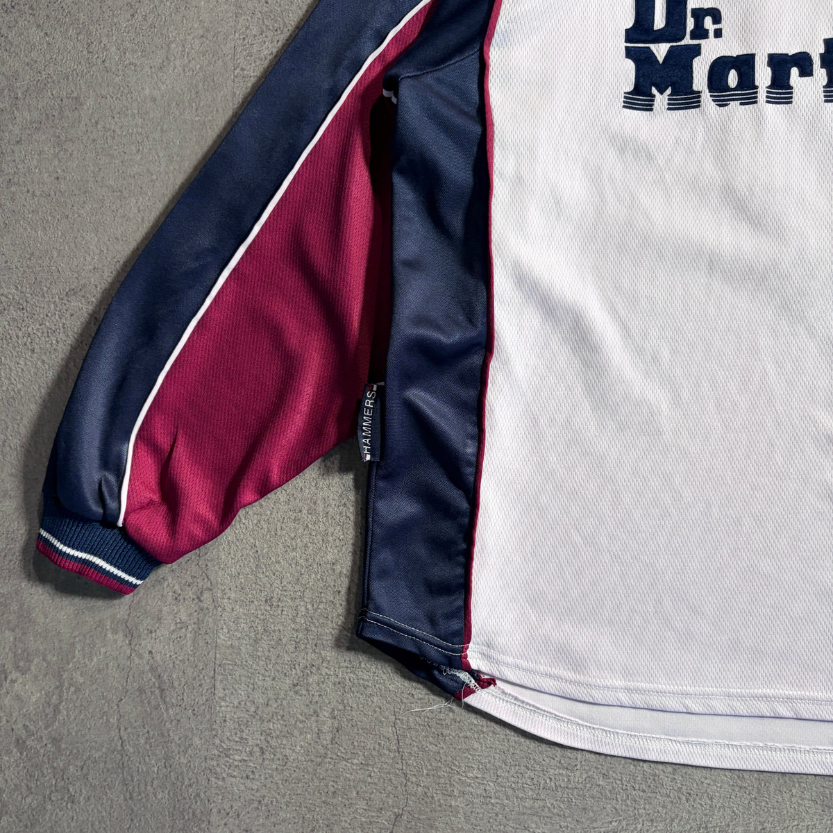 【正規選手支給実使用品1999-2001 Fila West Ham United away L/S #8】