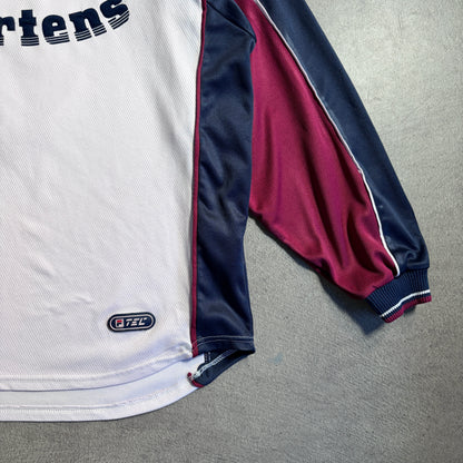 【正規選手支給実使用品1999-2001 Fila West Ham United away L/S #8】