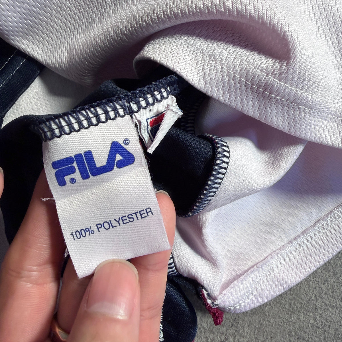 【正規選手支給実使用品1999-2001 Fila West Ham United away L/S #8】