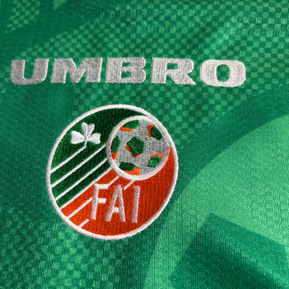 【正規選手支給品1998-2000 Umbro Ireland home L/S #8】