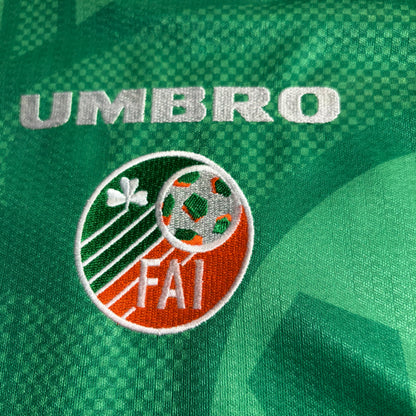 【正規選手支給品1998-2000 Umbro Ireland home L/S #8】