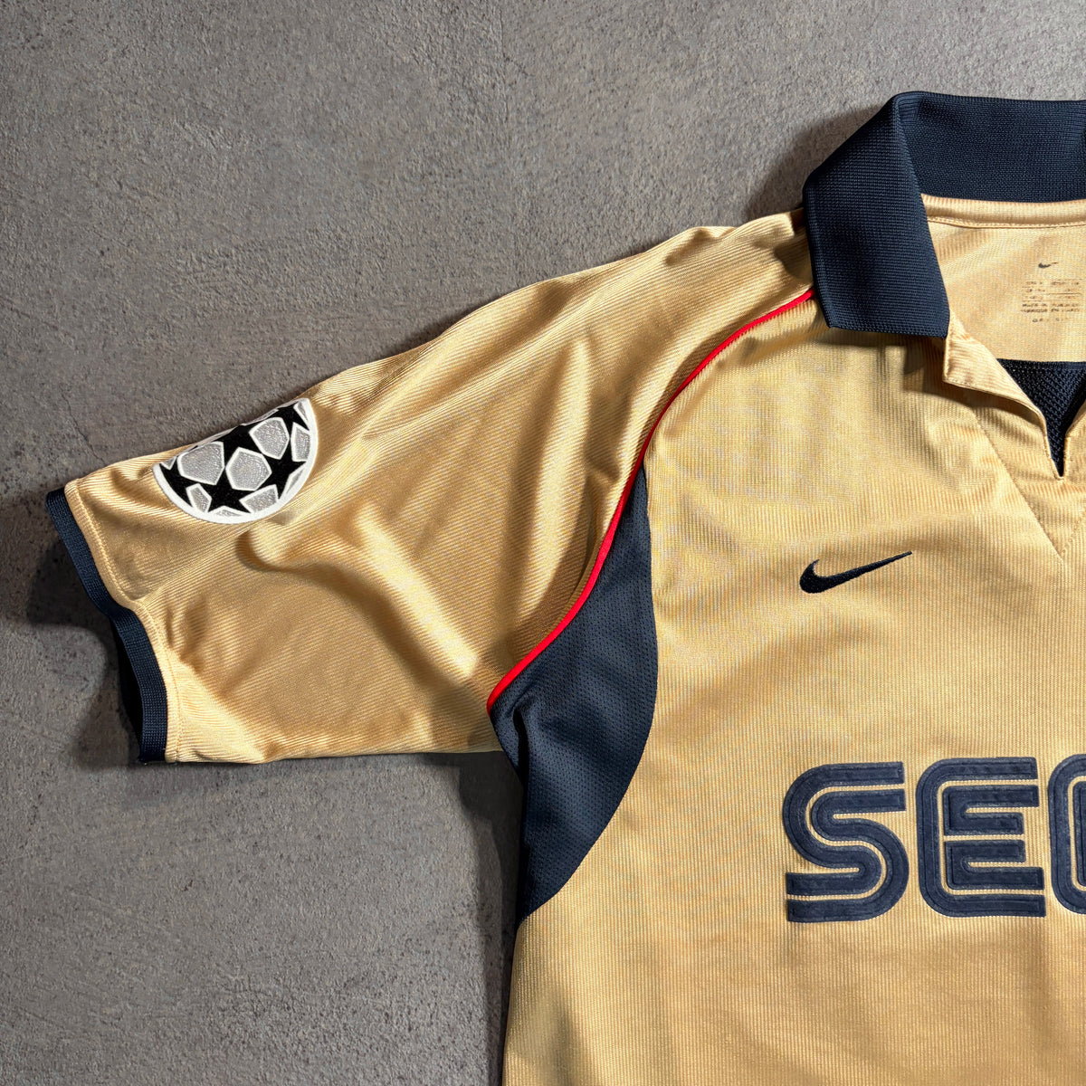 【正規品2001-2002 NIKE Arsenal away BERGKAMP #10】