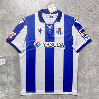 【BNWT正規品2024-2025 macron Real Sociedad home 久保 #14】