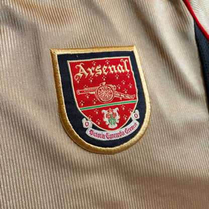 【正規品2001-2002 NIKE Arsenal away BERGKAMP #10】