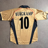 【正規品2001-2002 NIKE Arsenal away BERGKAMP #10】