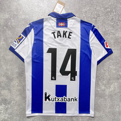 【BNWT正規品2024-2025 macron Real Sociedad home 久保 #14】