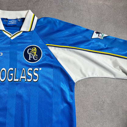 【正規品1997-1999 UMBRO Chelsea home L/S GULLIT #4】