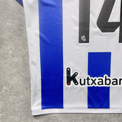 【BNWT正規品2024-2025 macron Real Sociedad home 久保 #14】