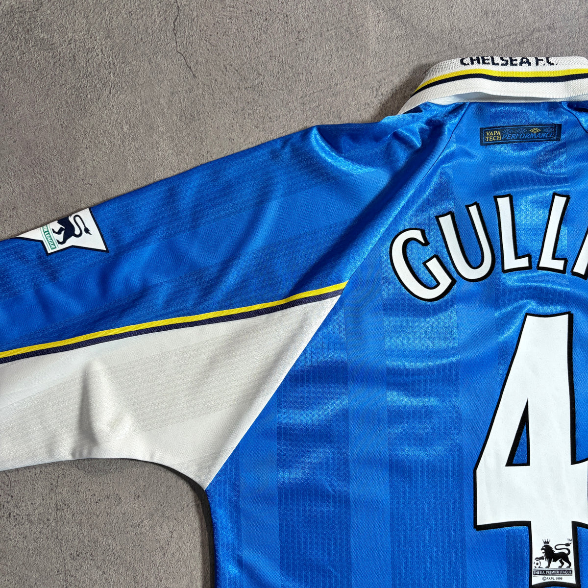 【正規品1997-1999 UMBRO Chelsea home L/S GULLIT #4】