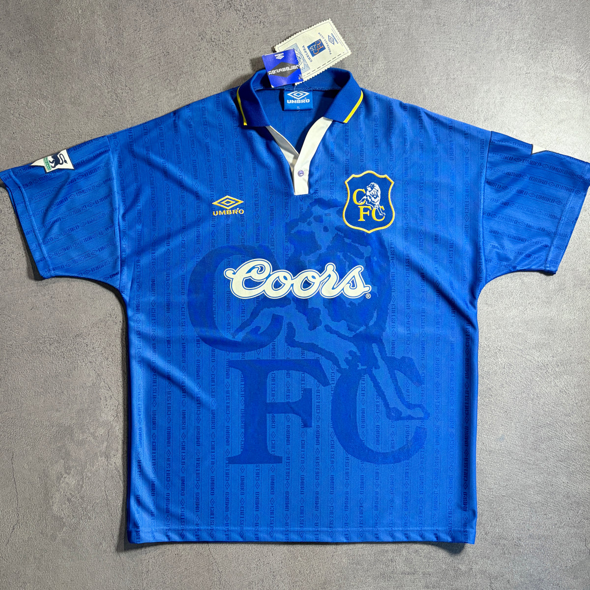 【BNWT正規品1995-1997 UMBRO Chelsea home GULLIT #4】