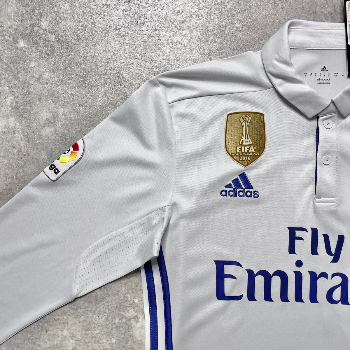 【BNWT正規品2016-2017 adidas Real Madrid home L/S Ronaldo #7】