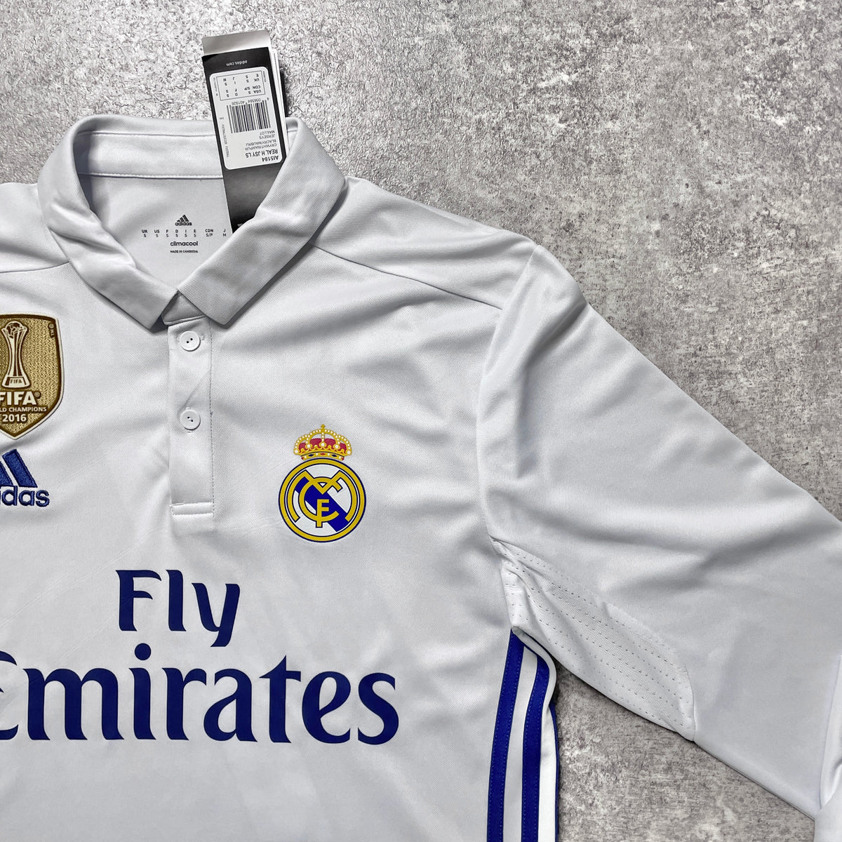 【BNWT正規品2016-2017 adidas Real Madrid home L/S Ronaldo #7】