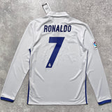【BNWT正規品2016-2017 adidas Real Madrid home L/S Ronaldo #7】