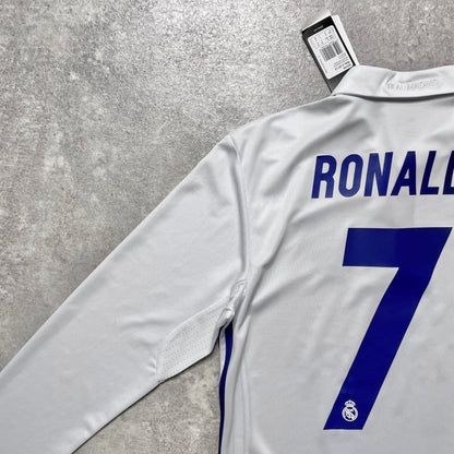 【BNWT正規品2016-2017 adidas Real Madrid home L/S Ronaldo #7】