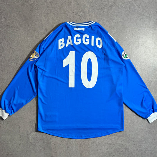 【正規選手支給品2000-2001 GARMAN Brescia home L/S Baggio #10】