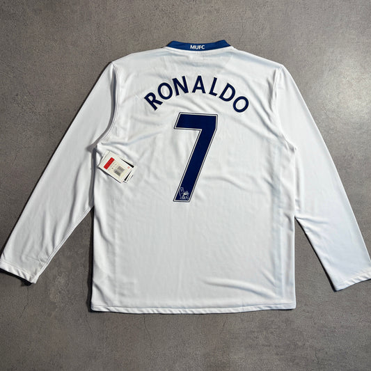 【BNWT正規品2008-2009 NIKE Manchester United away L/S Ronaldo #7】