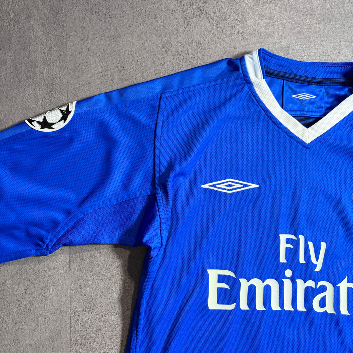【正規品2003-2005 UMBRO Chelsea home L/S UCL LAMPARD #8】