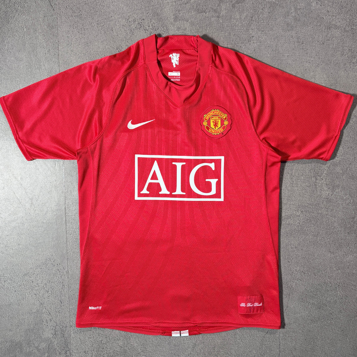 【正規品2007-2009 NIKE Manchester United home TEVEZ #32】