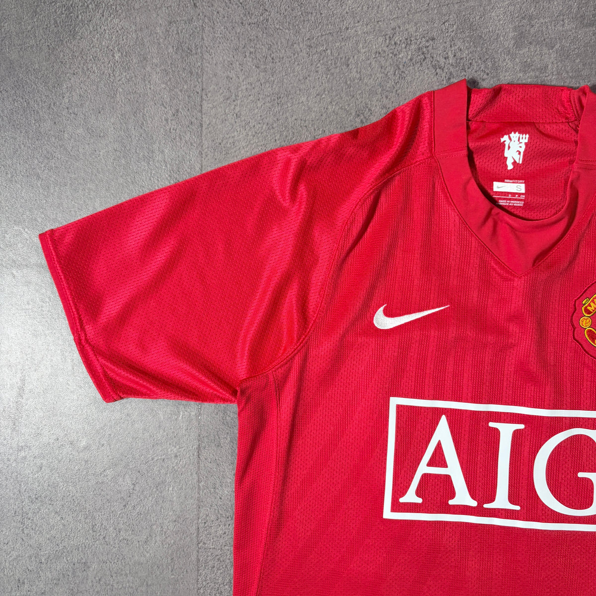 【正規品2007-2009 NIKE Manchester United home TEVEZ #32】