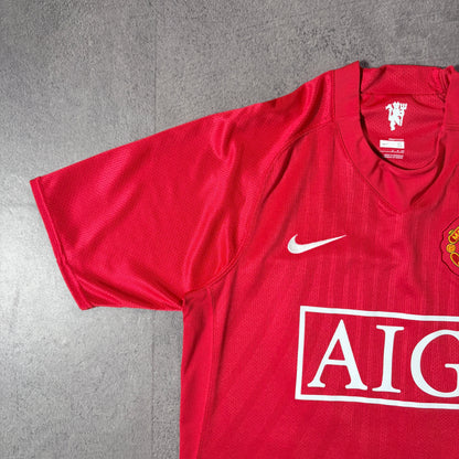 【正規品2007-2009 NIKE Manchester United home TEVEZ #32】
