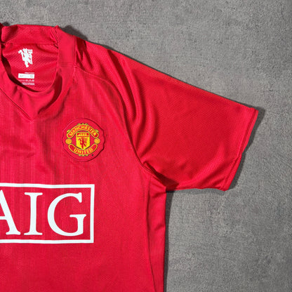 【正規品2007-2009 NIKE Manchester United home TEVEZ #32】