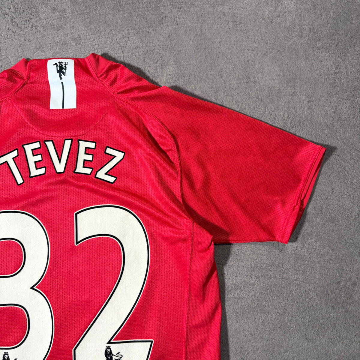 【正規品2007-2009 NIKE Manchester United home TEVEZ #32】