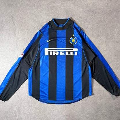【正規品2000-2001 NIKE Inter Milan home L/S RONALDO #9】