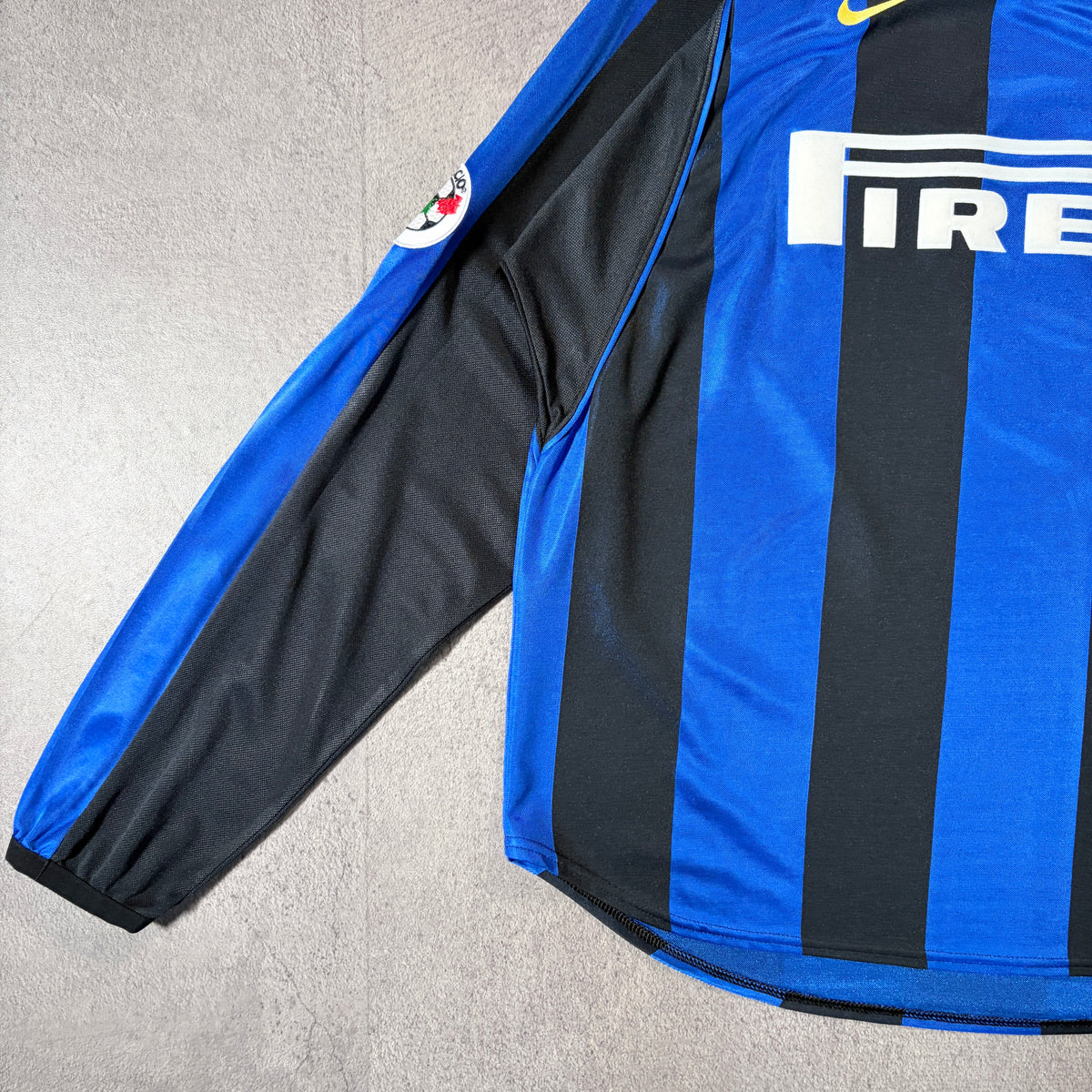 【正規品2000-2001 NIKE Inter Milan home L/S RONALDO #9】