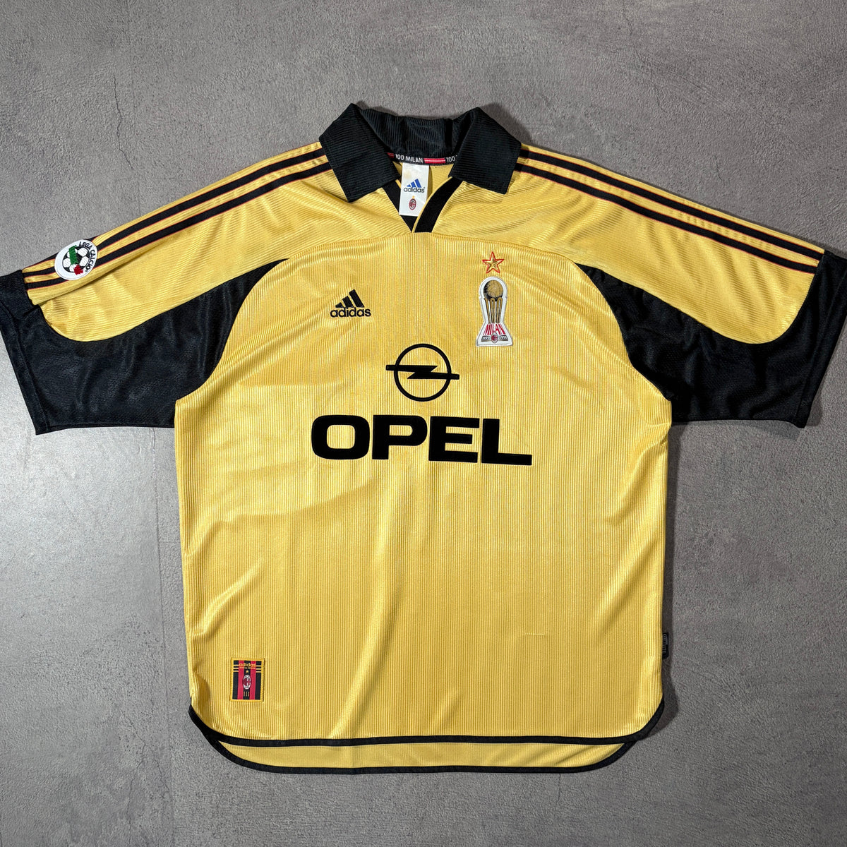 【正規品1999-2000 adidas AC Milan 3rd 100th anniversary MALDINI #3】