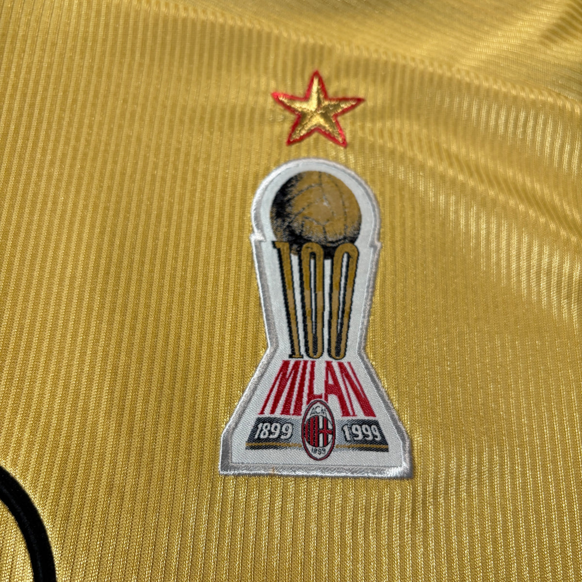 【正規品1999-2000 adidas AC Milan 3rd 100th anniversary MALDINI #3】