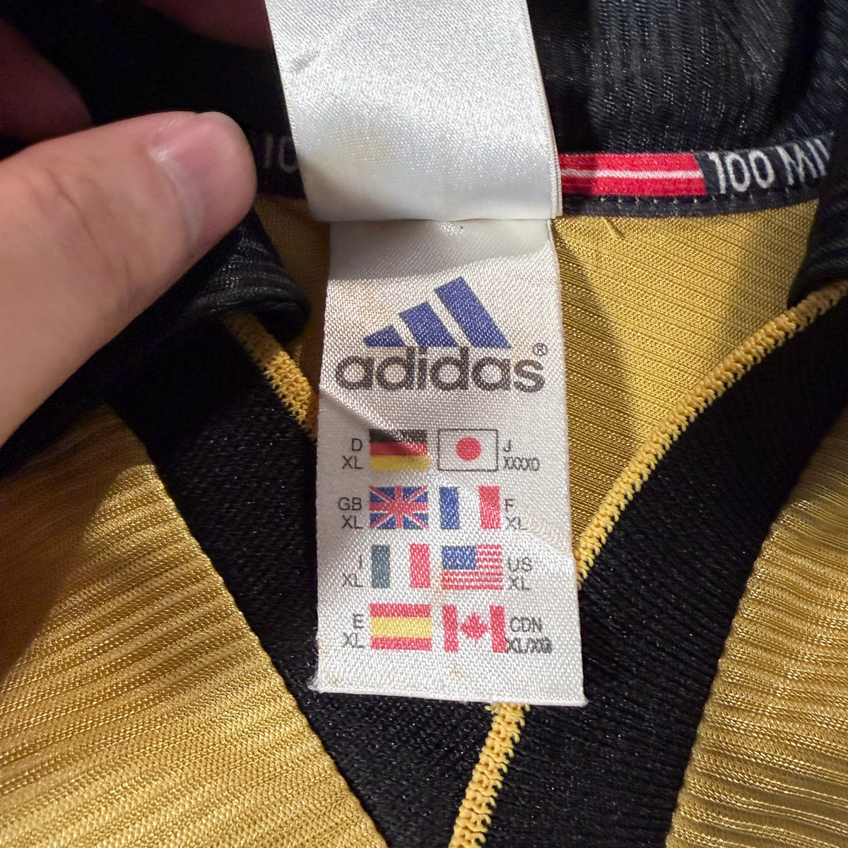 【正規品1999-2000 adidas AC Milan 3rd 100th anniversary MALDINI #3】