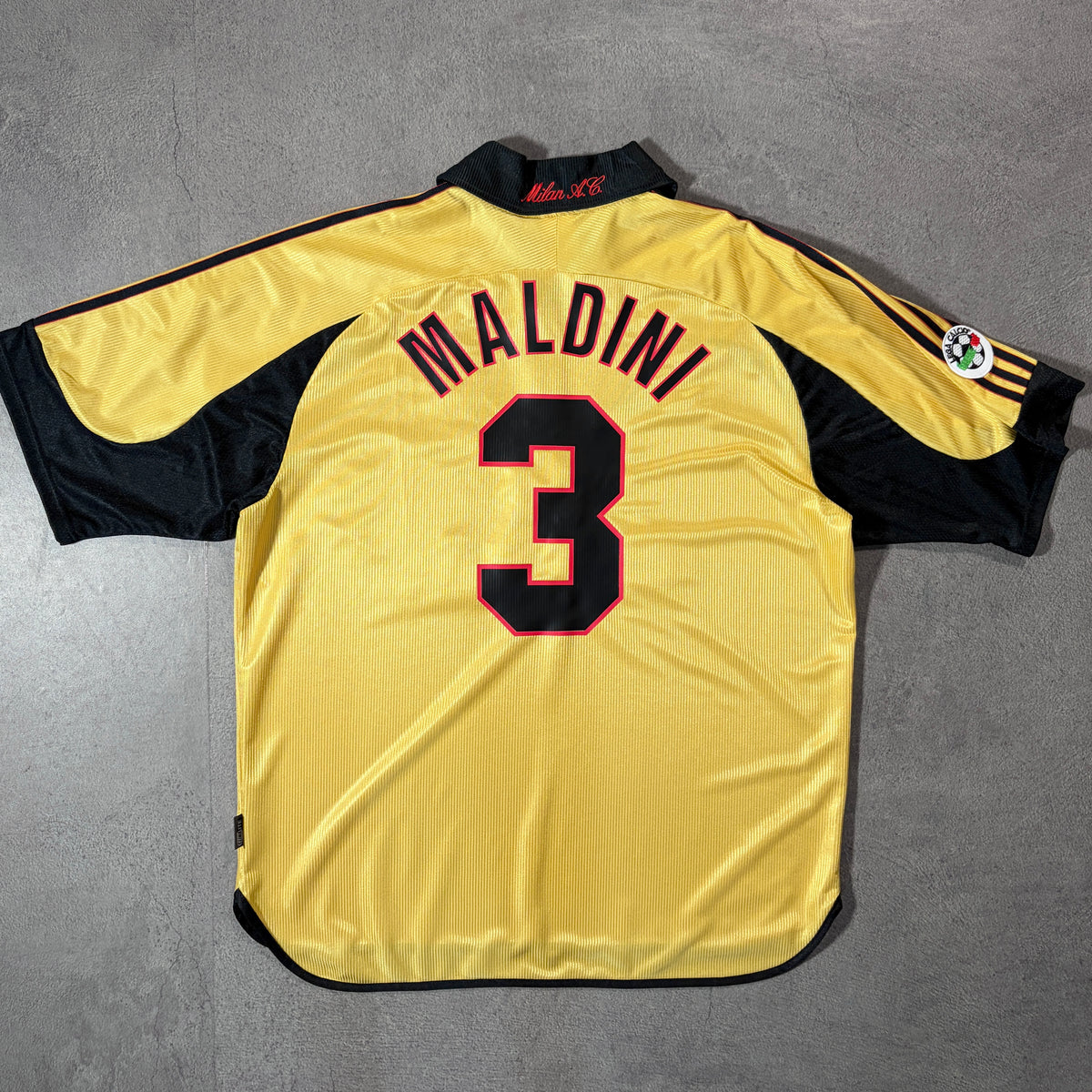 【正規品1999-2000 adidas AC Milan 3rd 100th anniversary MALDINI #3】