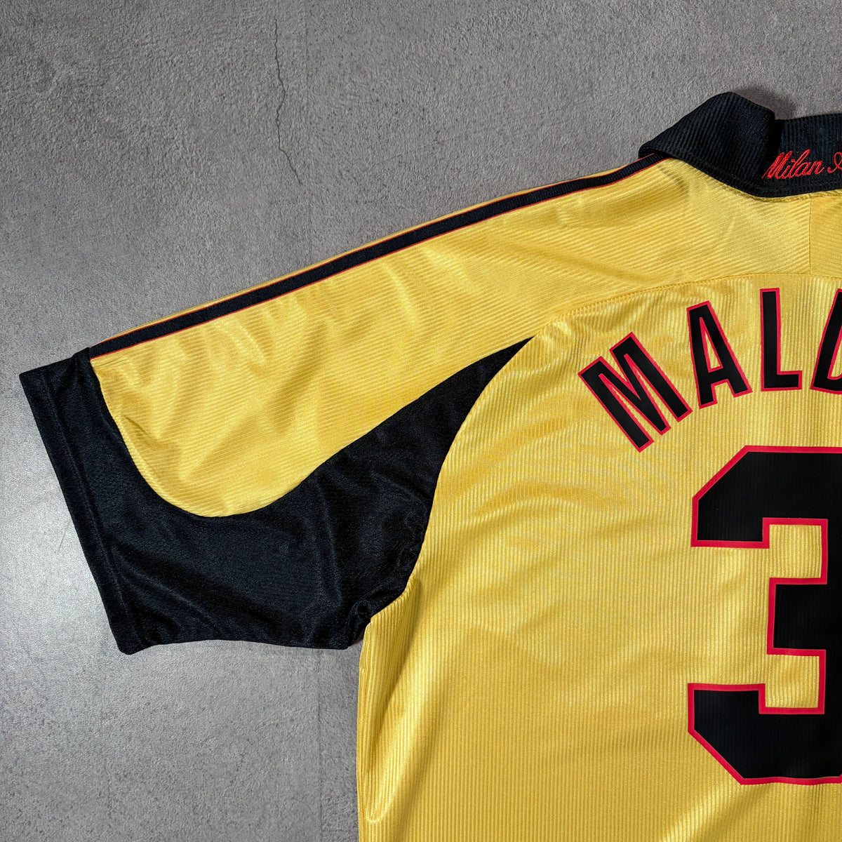 【正規品1999-2000 adidas AC Milan 3rd 100th anniversary MALDINI #3】