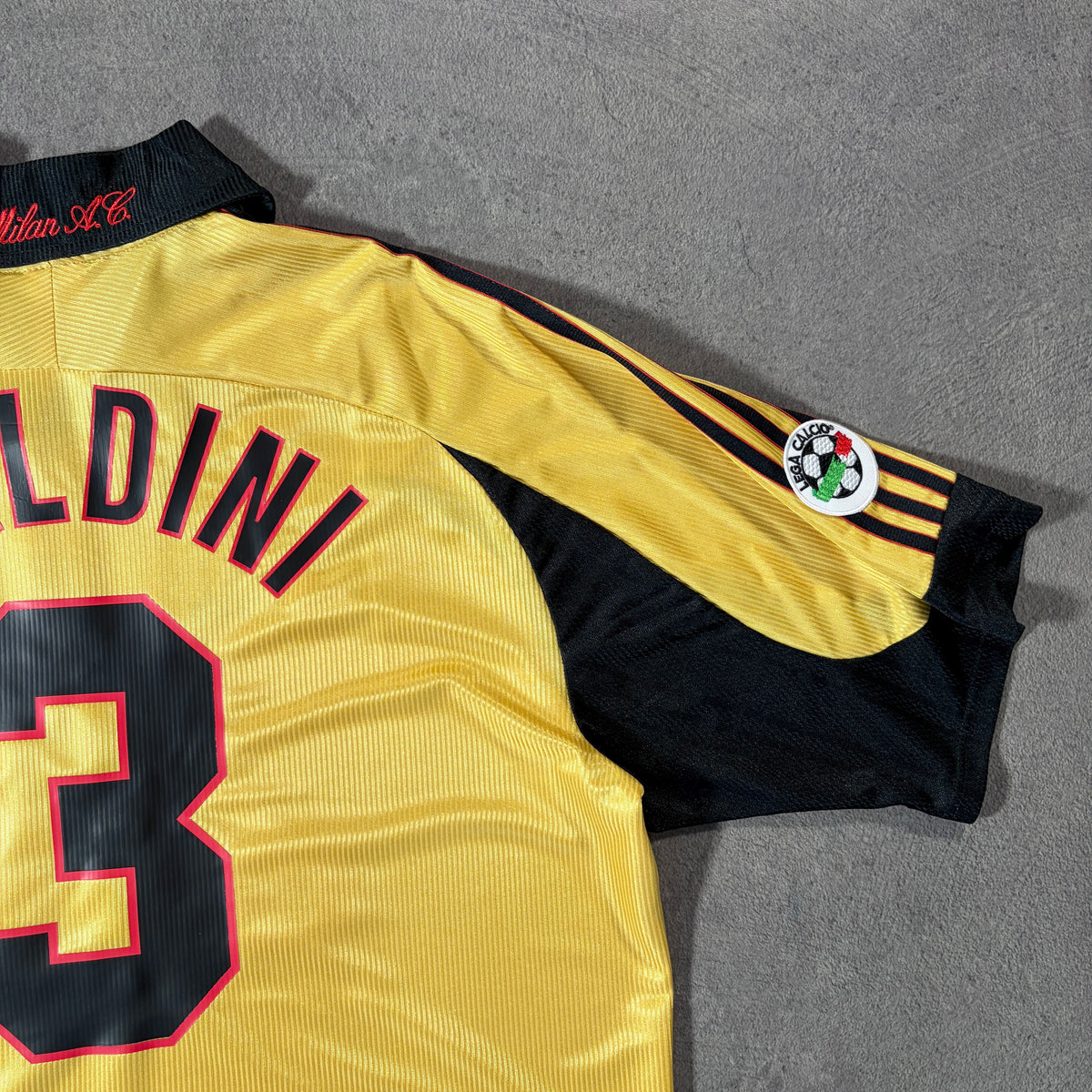 【正規品1999-2000 adidas AC Milan 3rd 100th anniversary MALDINI #3】