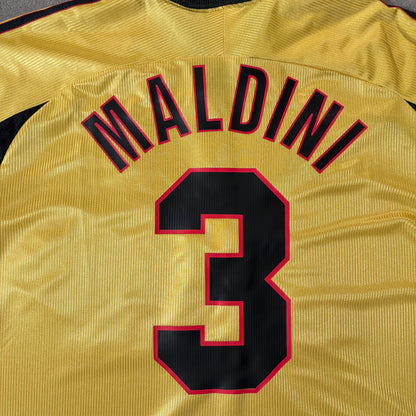 【正規品1999-2000 adidas AC Milan 3rd 100th anniversary MALDINI #3】