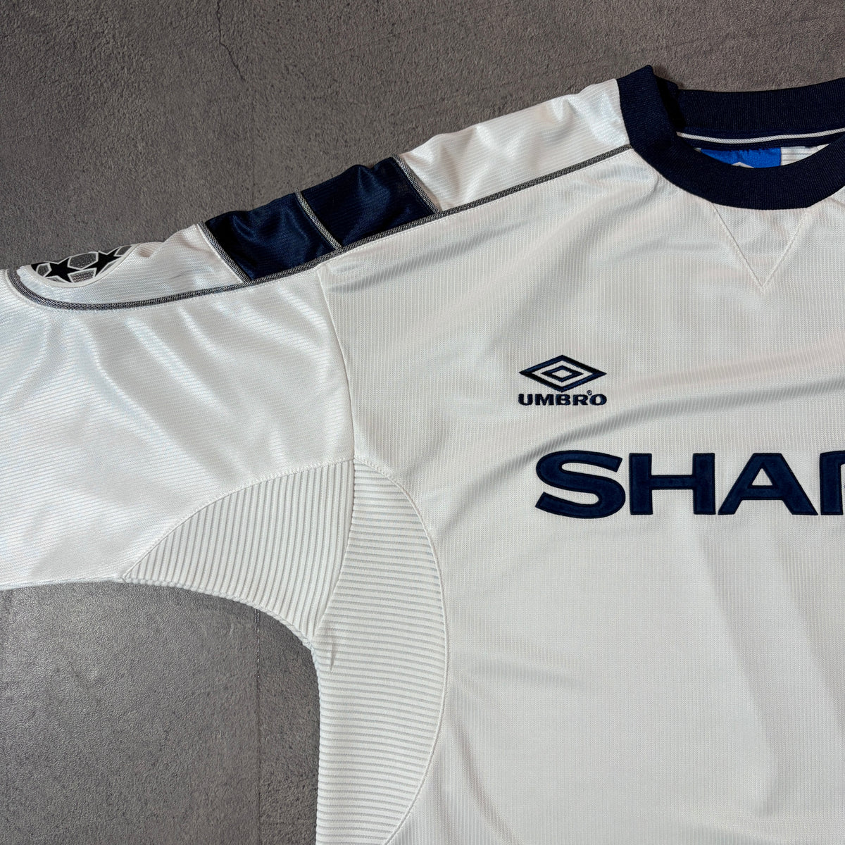 【正規品1999-2001 UMBRO Manchester United third L/S Beckham #7】