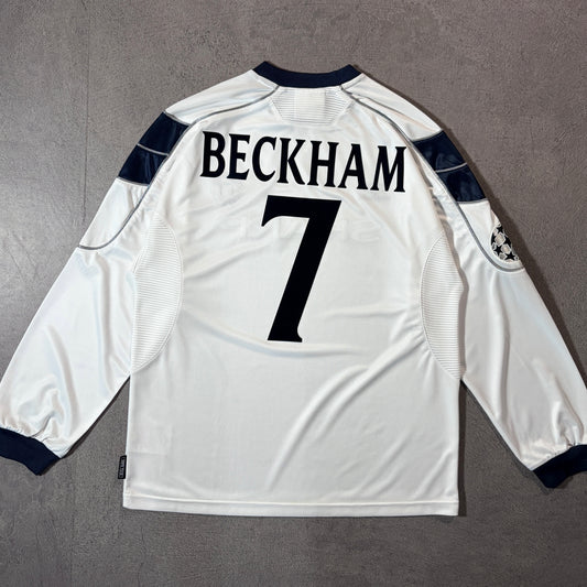 【正規品1999-2001 UMBRO Manchester United third L/S Beckham #7】