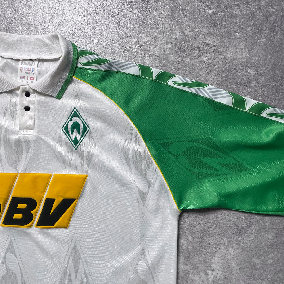 【正規品1995-1996 PUMA Werder Bremen UEFA Cup L/S shirt】