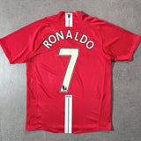 【正規品2007-2009 NIKE Manchester United home Ronaldo #7】