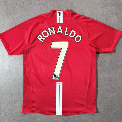 【正規品2007-2009 NIKE Manchester United home Ronaldo #7】