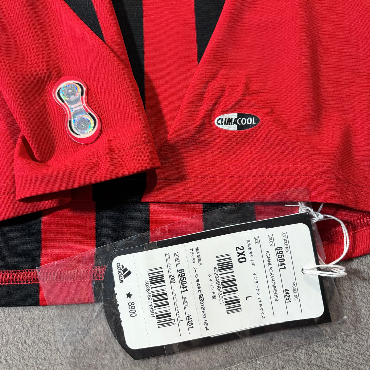 【BNWT正規品2007-2008 adidas AC Milan home KAKA #22】