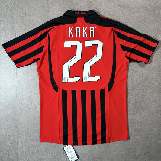 【BNWT正規品2007-2008 adidas AC Milan home KAKA #22】