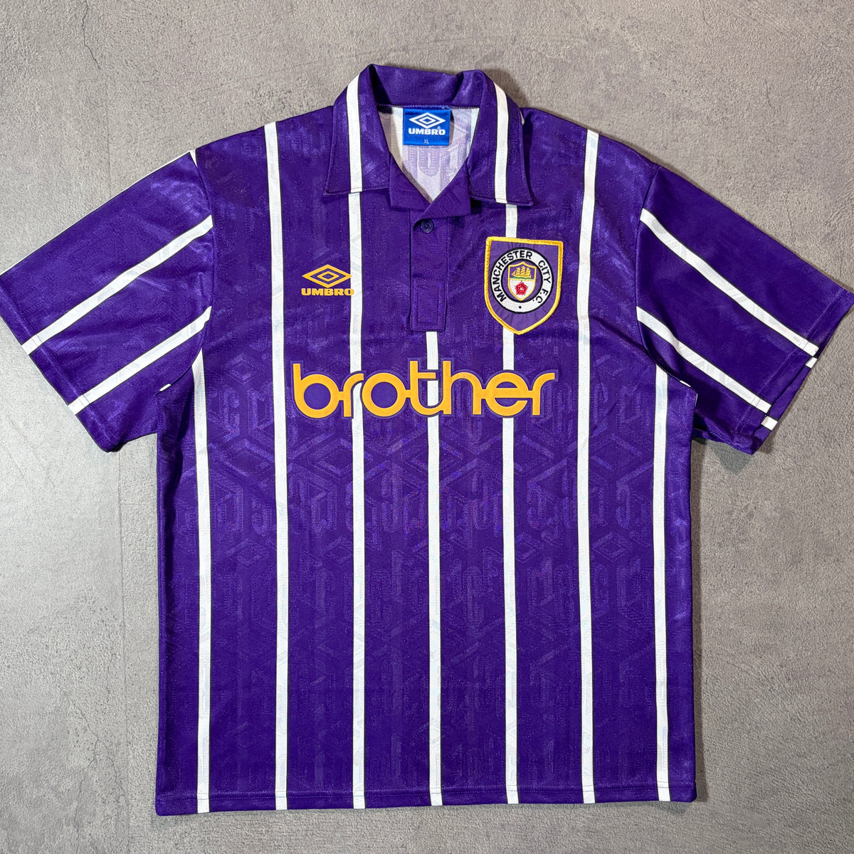 【正規品1992-1994 UMBRO Manchester City away QUINN #9】