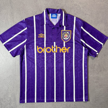 【正規品1992-1994 UMBRO Manchester City away QUINN #9】