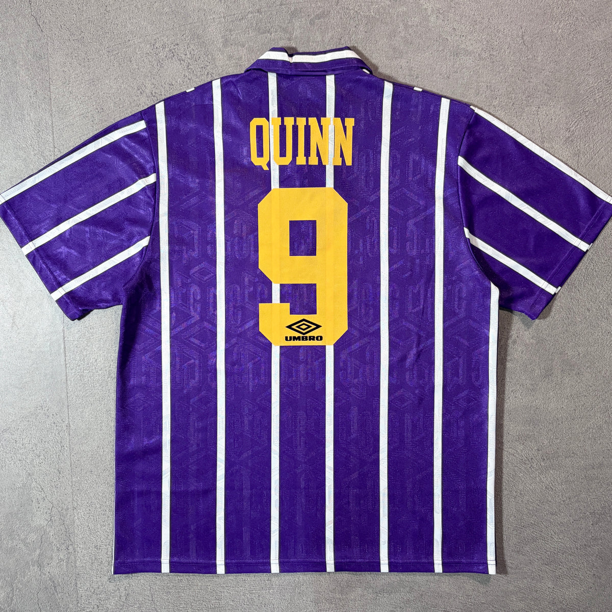 【正規品1992-1994 UMBRO Manchester City away QUINN #9】