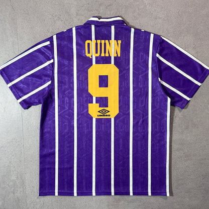 【正規品1992-1994 UMBRO Manchester City away QUINN #9】