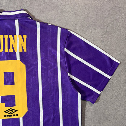 【正規品1992-1994 UMBRO Manchester City away QUINN #9】