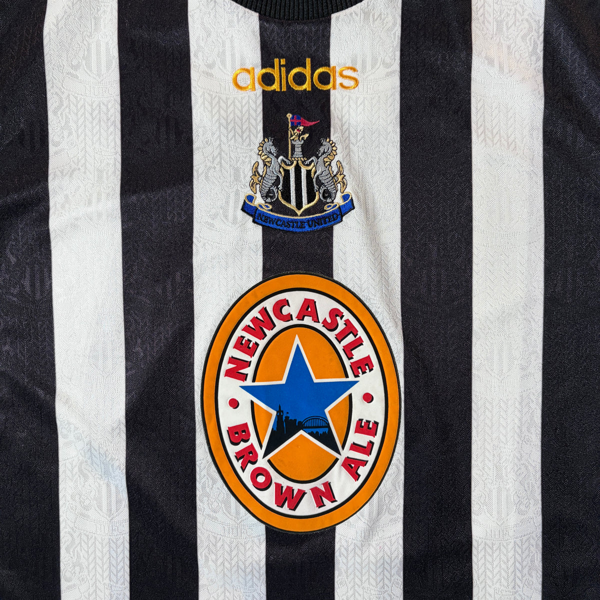 【正規品1997-1999 adidas Newcastle United home SHEARER #9】