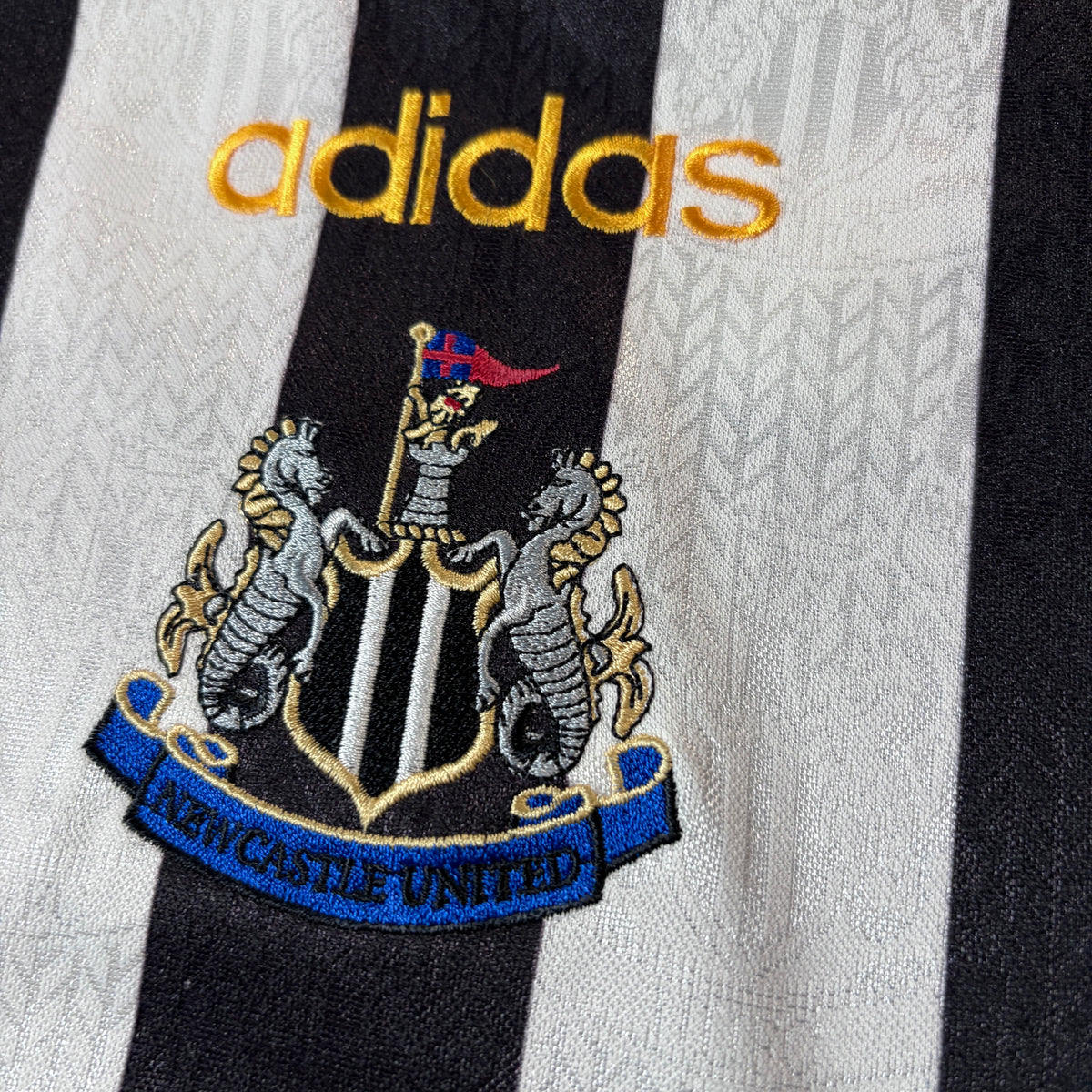 【正規品1997-1999 adidas Newcastle United home SHEARER #9】