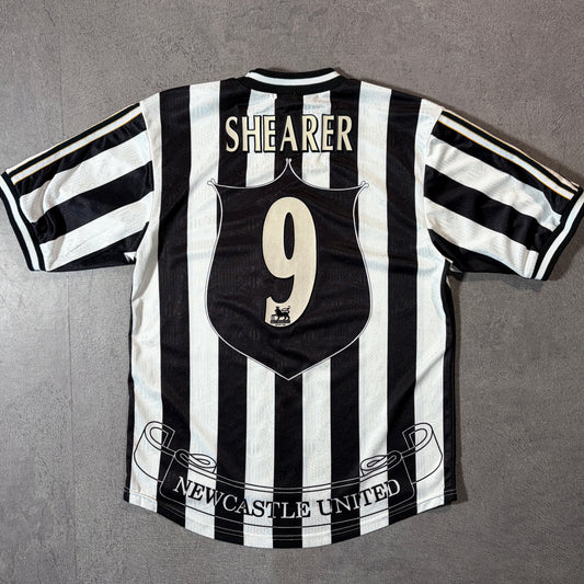 【正規品1997-1999 adidas Newcastle United home SHEARER #9】